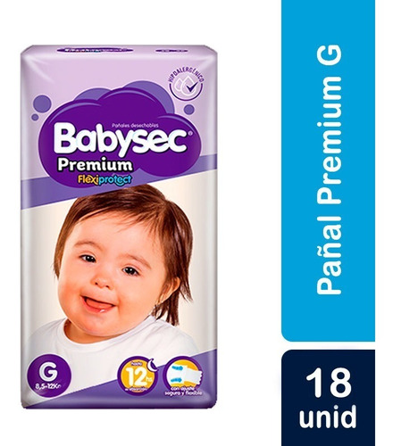 Pañales de bebé Babysec Premium Flexiprotect