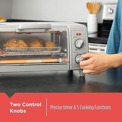 Black + Decker - Horno Con Freidora De Aire Black+decker