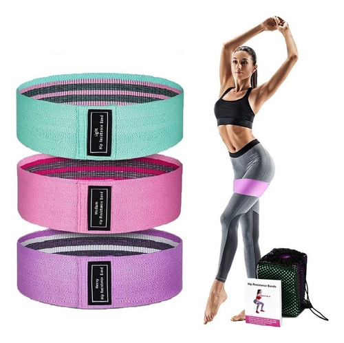 . Banda De Resistencia For Ejercicios De Pilates, 3 Niveles