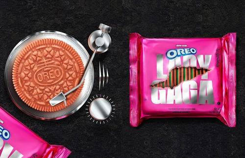 Galletas Oreo Lady Gaga 345g Edición Limitada Golden Cookie