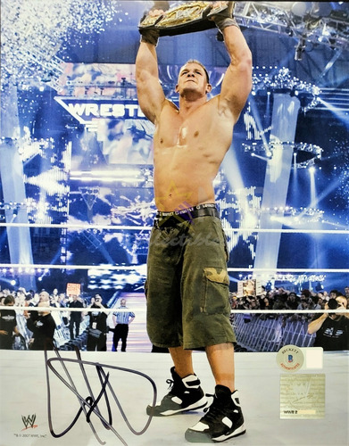 Foto Autografiada John Cena Wwe Wrestlemania 23 Xxiii Lucha