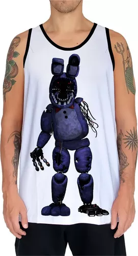 Camiseta Infantil FNAF Withered Freddy Animatronics