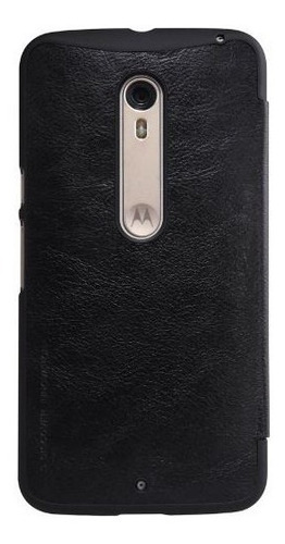 Motorola Moto X Style Qin Flip Cover Cuero - Prophone