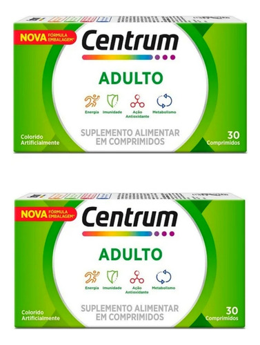 Centrum Adulto (60 Comprimidos) 1 Por Día Sin Azúcar Ni Glut