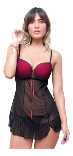 Lencería Erótica Sexy Babydoll Vestido+bombacha