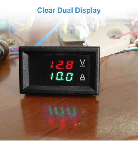 Linkstyle Dc Volt Amp Meter Amperímetro, Dc 5-100v 100a Medi