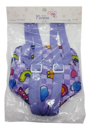 Mochila Porta Beb De Juguete Chica Rayuela