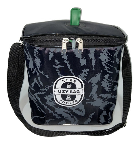 Imagem 1 de 5 de Bolsa Cooler Barril Heineken 5 Litros Com Espaço Gelo Preta