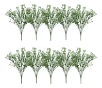 Comprar 10 Buquês De Mosquitinhos Brancos Flores Artificiais Atacado