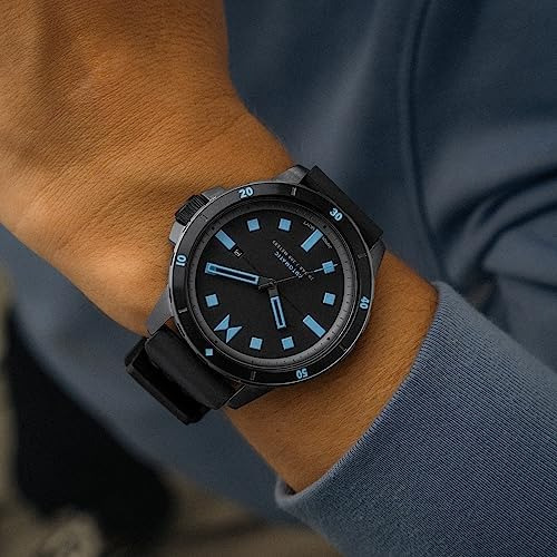 Mvmt Minimal Sport Reloj Automático Para Hombre Abyss Negro,