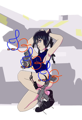 Poster Ghost In The Shell Impresso Personalizado 2d 