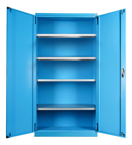 Armario Storage Compat 102x55x200cm Para 800 Kg Eficient Color Azul