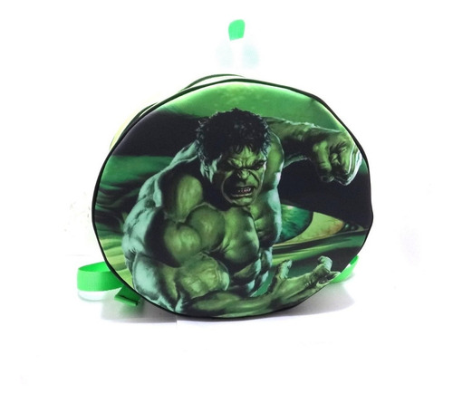 Bolso Morral Avengers Hulk Lista Escolar 30cm End Game Cap