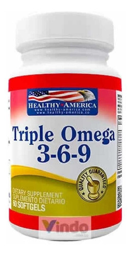 Triple Omega 3 6 9 Healthy America - Unidad a $948