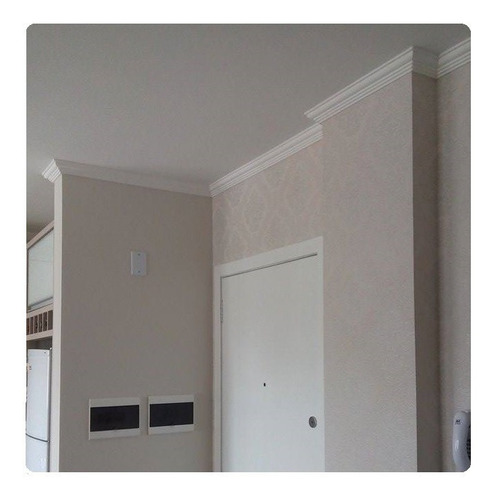 Imagem 4 de 9 de Moldura Rodateto Isopor C/ Acabamento Massa Mod 2 - 34mts