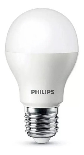 Lampara Philips Led Bulbo 6w 7w = 50w Calida Fria 220v E27