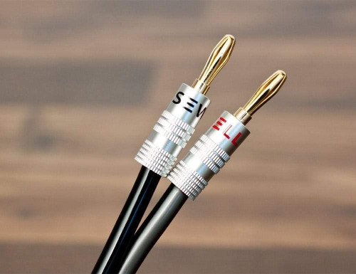 Imagen 2 de 8 de Cable Para Parlantes Conexion Banana 90cm - Hifi - Excelente