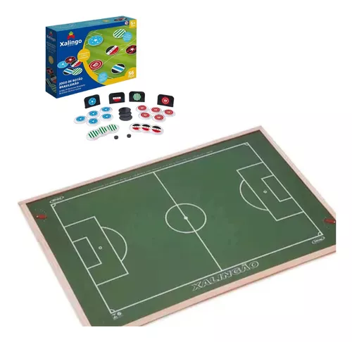 Mesa E Jogo De Futebol De Botão Com 2 Marcadores Xalingo