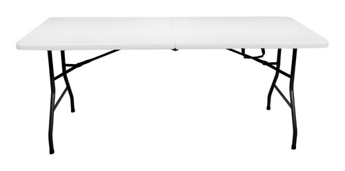 Imagen 2 de 5 de Mesa Rectangular Garden Life T408000 Picnic 1.80 Mts Blanca