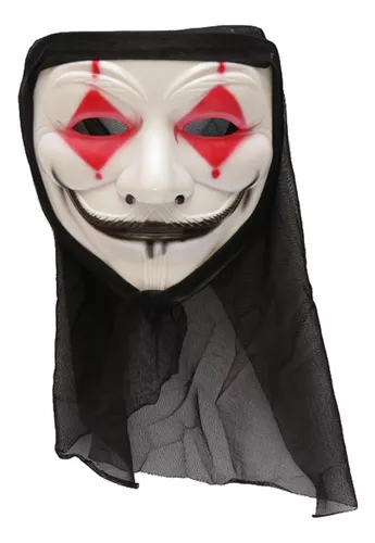 Mascara Disfraz Anonymous V De Venganza Vendetta Halloween