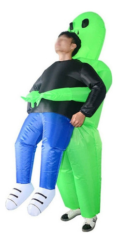 Disfraz Marciano Inflable Para Adulto, Incluye Bomba