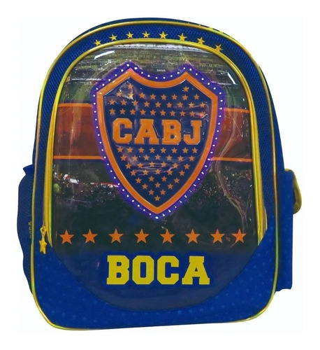 Mochila Boca Juniors Original Espalda Luz 18 Bo075 Maple 