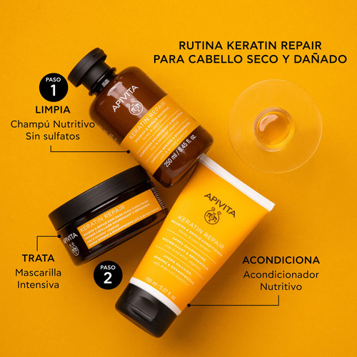 Mascarilla Capilar Nutritiva Y Reparadora 200ml Apivita
