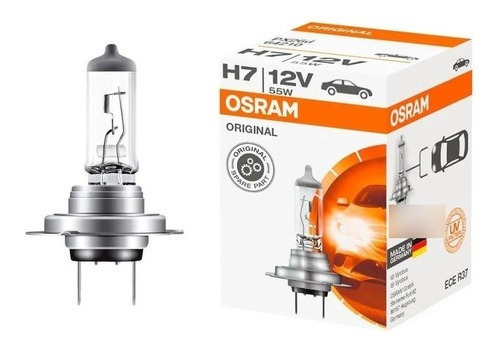 Lâmpada Farol Carro H7 12v 55w Original Osram Made Germany