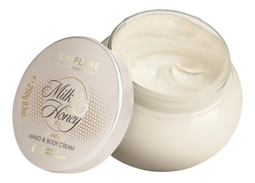 Crema Para Cuerpo Y Manos Con Leche Y Miel - Oriflame 250ml