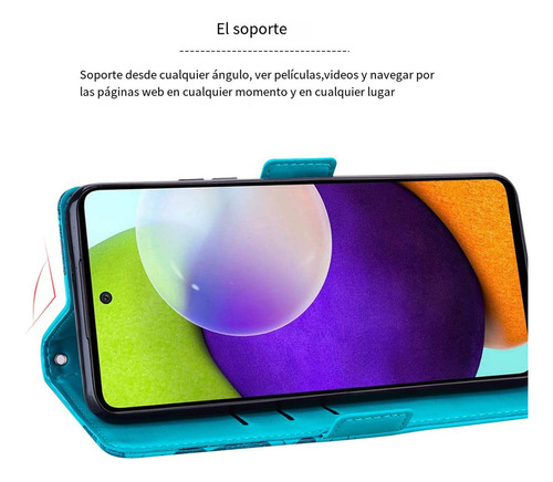 Funda Para Teléfono Vivo Y15a/y15s/y01 De Piel Con Estampado De Encaje Y Doble Hebilla
