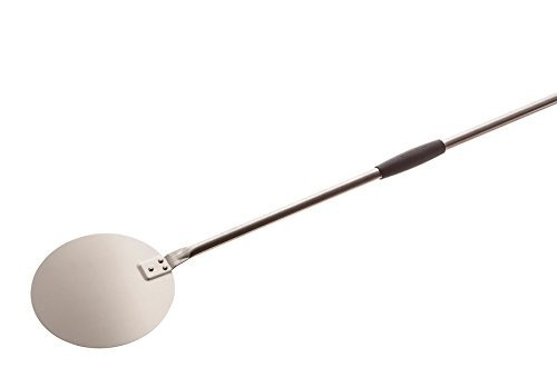 Gi Metal Turning Pizza Peel Con Mango Negro (47 Pulgadas)