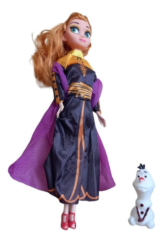 Muñeca Frozen  Coleccionable Anna O Elsa 27cm+olaf X Unidad