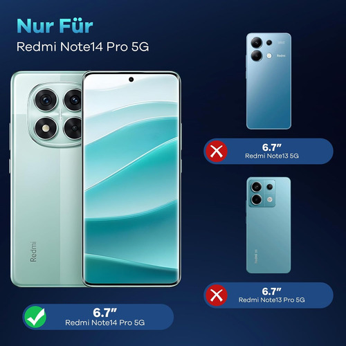 Funda Silicona Suave Para Poco X7 5g+hidrogel Mica Transparente Redmi Note 14 Pro 5g/xiaomi Poco X7 5g