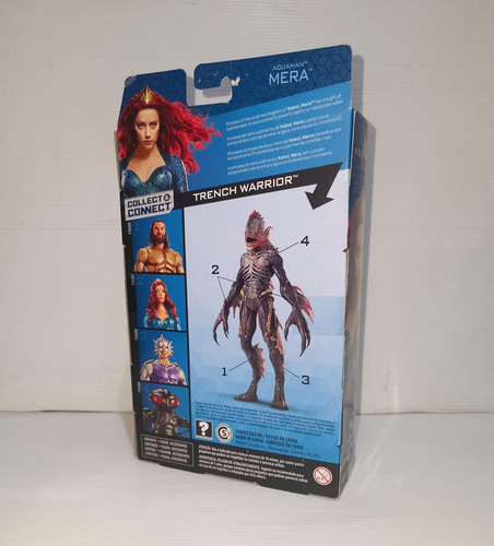Dc Multiverse Mattel Mera Baf Trench Warrior En Caja (Usado)