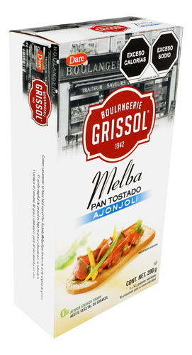 Pan Tostado Dare Melba Con Ajonjoli 200g