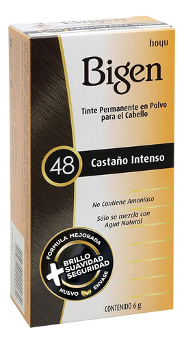 Tinte Bigen 48 Castaño Intenso X 6g