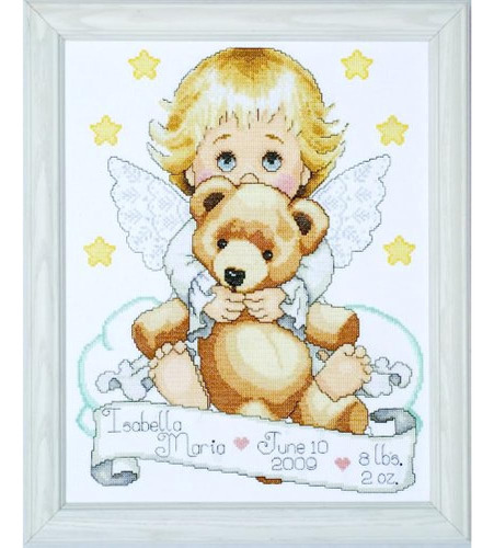 Tobin Heavenly Angel, Kit De Punto De Cruz De 11 X 14, 11 X 