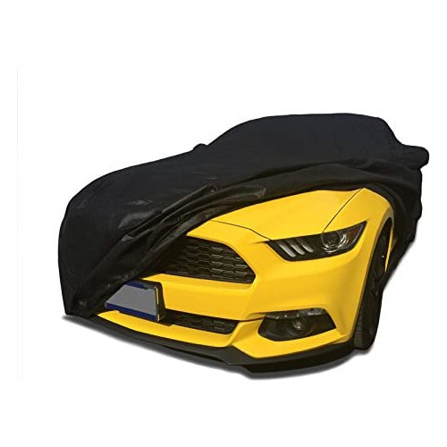 Custom Fits 2015-2021 Ford Mustang Car Cover Black Cove...