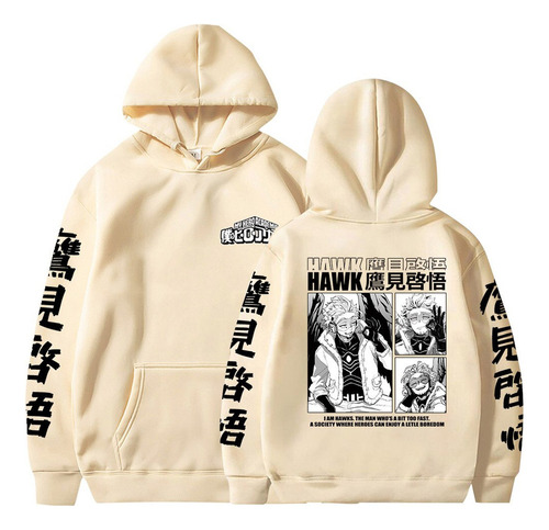 Sudadera Con Capucha Anime My Hero Academia Mha Hawk Manga I