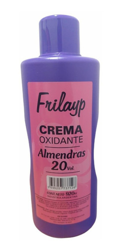 Crema Oxidante Almendras - Hierbas Frilayp X 20 Vol X920ml.