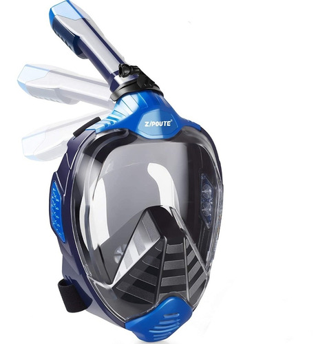 Mascara Snorkel Cara Completa 180 Grados Buceo