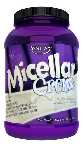 Crema micelar de caseína - 907 gr - Sabor a batido de vainilla Syntrax
