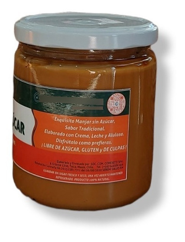 Manjar Sin Azúcar, Keto, Sin Lactosa, 250g, Comeketo