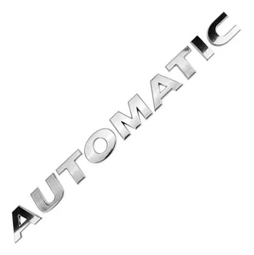 Emblema Adesivo Automatic Amarok Todos 247x21mm Cromado