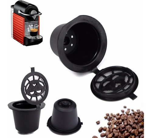 6 Capsulas Reutilizables Maquinas Nespresso Café 