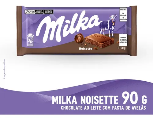 Chocolate Milka Pasta De Avelã 90g
