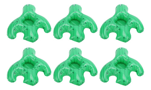 Posavasos Flotantes Con Soporte Inflable Para Piscina, 10 Un