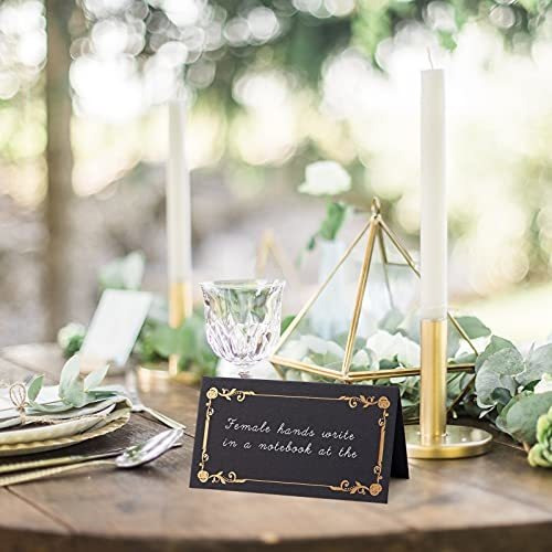 100 Lugar Negra Para Boda Nombre Mesa Tienda Campaña