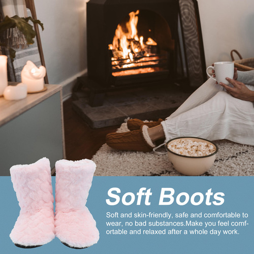 Botas De Baile Cálidas Y Antideslizantes Para El Suelo