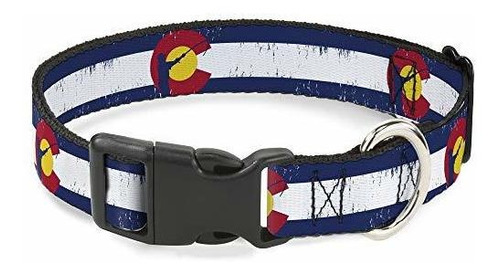 Cat Collar Breakaway Colorado Flag Fisher Weathered 8 To 12 